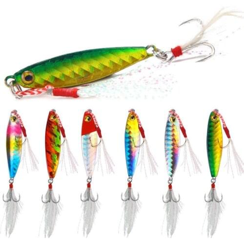 Lead Fish Jig Fishing 10G-15G-20G Slow Jig Metal Fishing Bait Spoon Artificial Hard Winter Ice Jigging Hooks Type Artificial