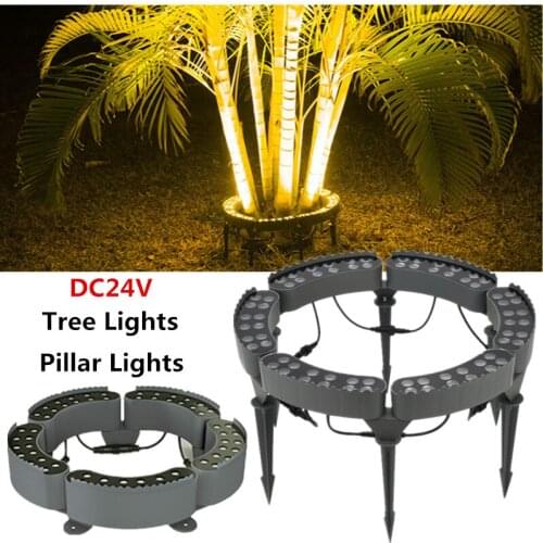 Street Tree Lighting Garden Christmas Decoration Pillar Lights Landscape Lighting Terrace Lighting Ground LED DC24V 96W 108W