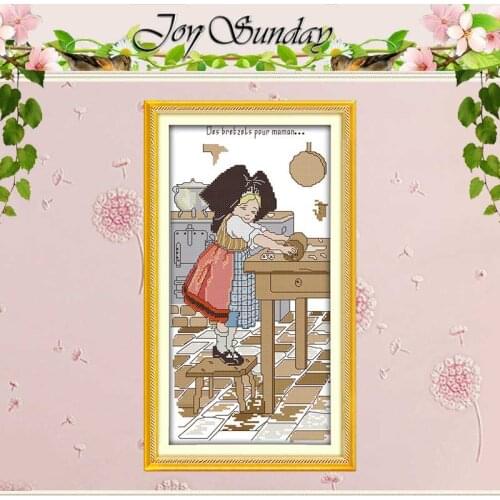 Learn to do pastry Counted Cross Stitch 11CT 14CT Cross Stitch Set Wholesale Cartoon Cross-stitch Kit Embroidery Needlework