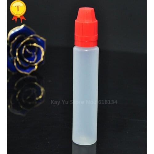 High quality 30ml plastic dropper bottle with child resistant and tamper evident cap for liquid
