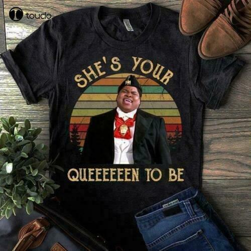 Coming To America Shes Your Queen To Be Funny Vintage Retro Men T-Shirt black t shirts for women