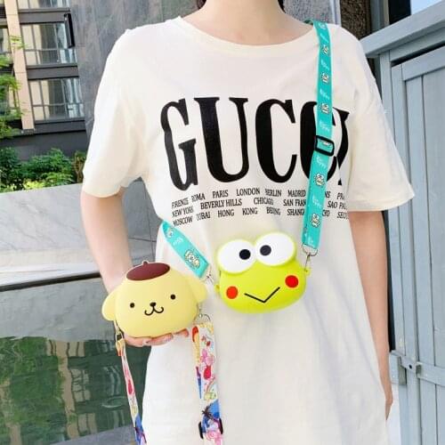 Women Shoulder Bags New Style Cute Cartoon Change Purse Large Capacity Messenger Bag Silica Gel Crossbody Bags For Women Wallet