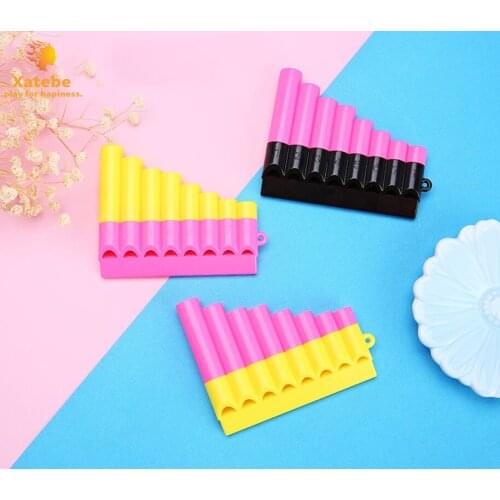 2021 Woodwind Pan Flute 8 Tube Plastic Row Flute Flauta Panpipe Handmade Pan Flutes Flauta Children Musical Instruments Gift