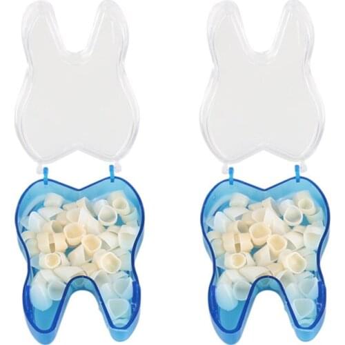 50pcs Dental Temporary Crown 25pcs Teeth Anterior + 25pcs Posterior Dentist Materials Dentistry Equipment Dental Tools