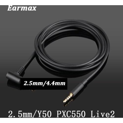 4.4mm 2.5mm balance cable For AKG Y40 Y50 PXC550 PXC480 Live2 OCC 99.999% Single crystal copper silver-plated cable Audio cable