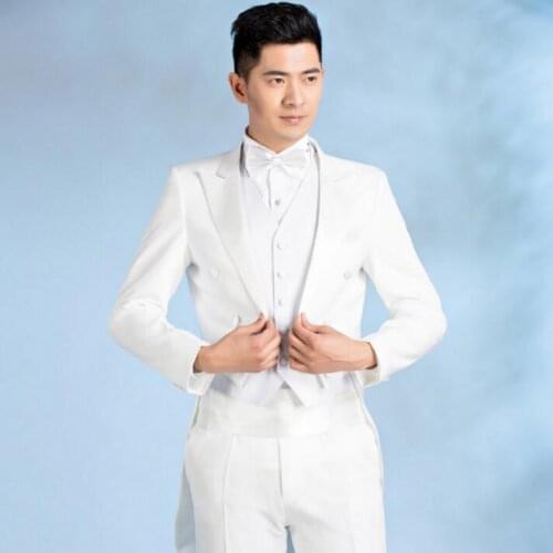 White men suits designs masculino homme terno stage costumes for singers men tuxedo blazer dance clothes jacket star style dress