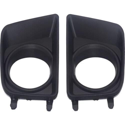 For Toyota Tacoma 12-15 Pickup Front Bumper Fog Lamp Hole Black Cover Trim Bezel Grille