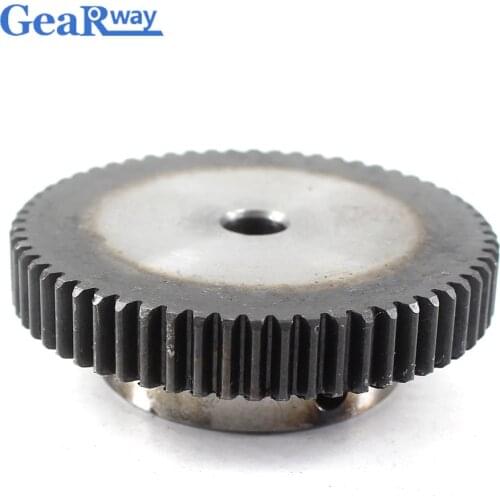 Metal Gear Wheel 1Module 65T 45Steel Spur Gear pinion 8/10/12mm Bore 1 Mould 65Teeth Metal Gear Wheel Pulley for Motor