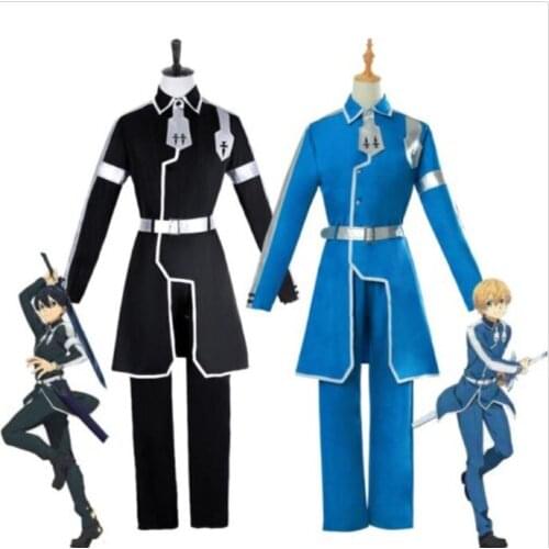 Sword Art Online Alicization Kirigaya Kazuto Outfit Cosplay Kirito Eugeo Costume