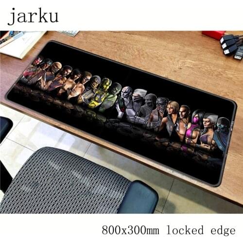 Mortal kombat padmouse 800x300X3MM gaming mousepad game locrkand large mouse pad gamer computer desk mat notbook mousemat pc