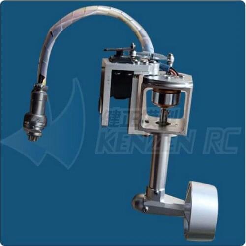 KZ-TO2 Small Thumb-Outboard with ducted propeller (Electric motor overboard hang up) for RC Boats, electric vehicle, RC toys