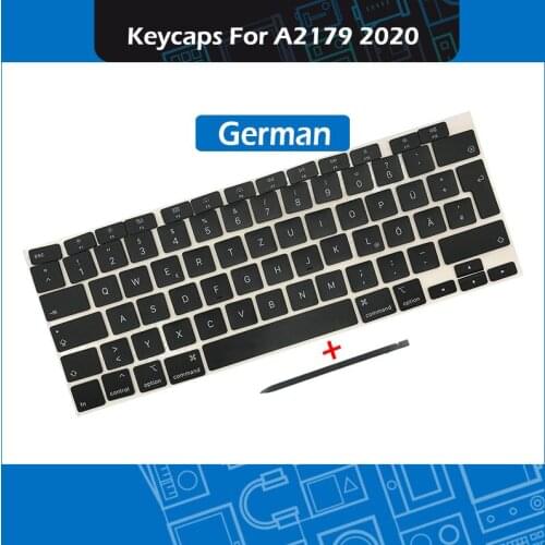 2020 Year Laptop A2179 German Tastenkappe Keycaps For Macbook Air Retina 13" A2179 Key Cap Keys Keyboard Repair MC3302