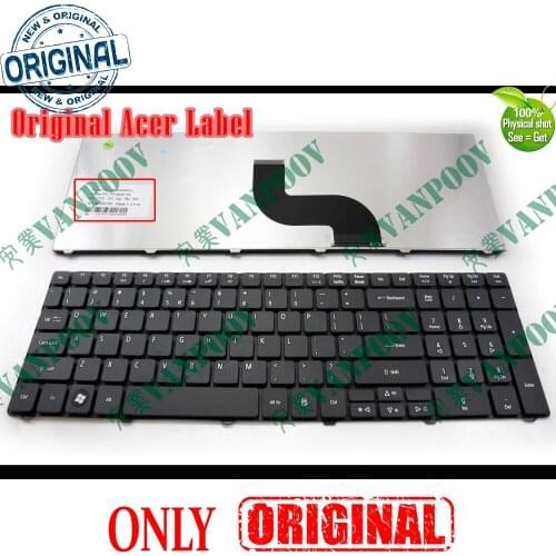 New US Notebook Laptop keyboard for Acer Aspire 5542 5538G 5538 5536G 5536 5410 5340 5338 5336 5252 5251 5242 5236 AS5538g Black