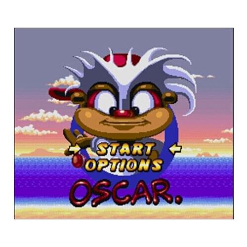 Oscar 16 bit Big Gray Game Card For NTSC Game Player Drop Shipping