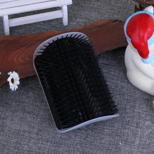 Pet Cat Self Groomer Cats Brush Corner Cat Massage Self Groomer Tickling Comb Brush Catnip Rubs Cat Grooming Tool Hair Removal