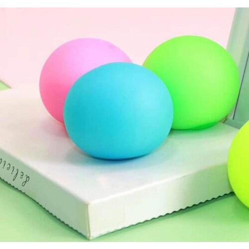1Pc 7cm pressure relief funny gadgets creeping soft and cute flour exhaust ball decompression decompression gift 2021 new