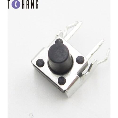 50PCS 6*6*6MM lot Tactile Tact Push Button Micro Switch 6*6*6 MM 4 pins DIP 6x6x6