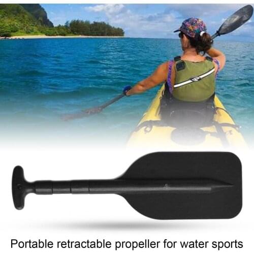Outdoor T-handle Telescopic Paddle Detachable Retractable Oar for Kayak