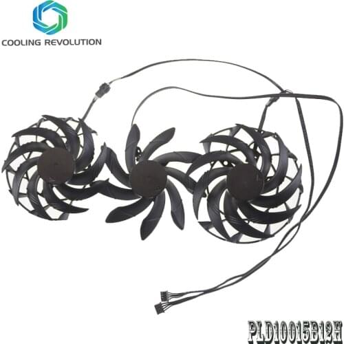 Graphics card fan PLD10015B12H DC12V 0.55A 4Pin for Gigabyte AORUS GeForce RTX 3080 RTX 3090 XTREME