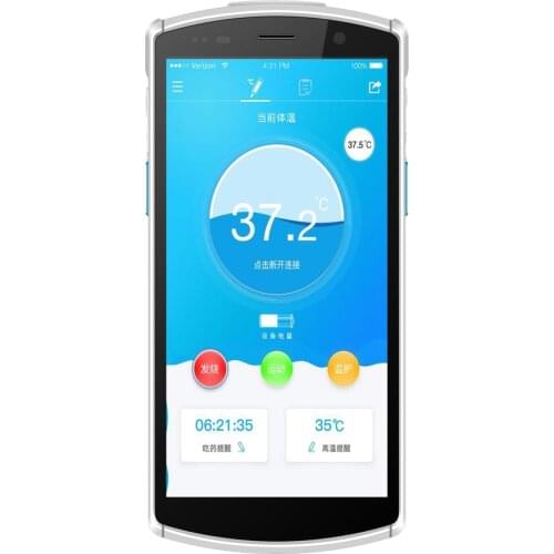 High-End Medical level Mobile Data Terminal with Infrared Temperature Measuring Module android barcode scanner handheld PDA