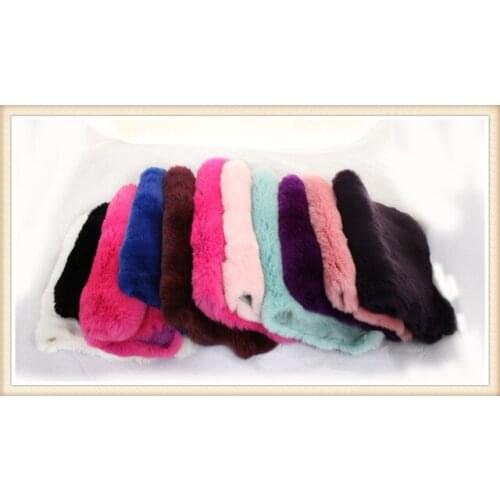 10pieces free shipping/ Rex Rabbit Real Fur / Garment leather Fur / Colorful True rabbit hair / rabbit fur for collar scarf .etc