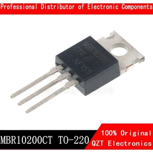 10pcs/lot MBR10200CT TO220 MBR10200 TO-220 10200CT new original In Stock