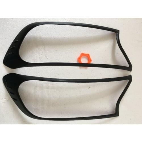 2016-2018 Suitable For Ford Pickup ABS Black Headlights Surrounds Cover Trim For Ford Ranger Wildtrak Ranger Lamp Hoods