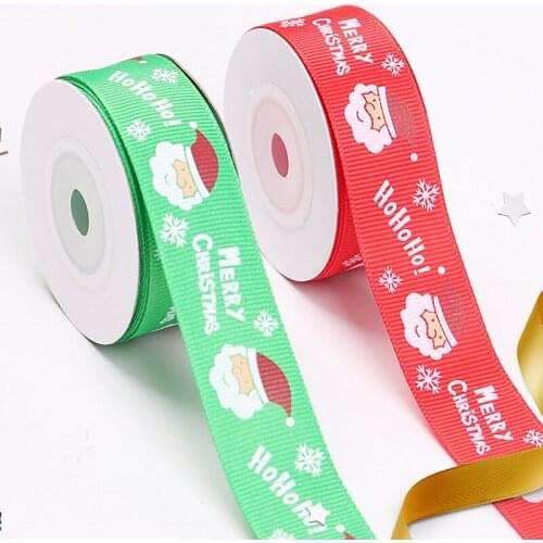 25mm * 5 Yards / DIY Ribbon Crafts Sewing Materials Christmas Halloween Wedding Gift Packaging