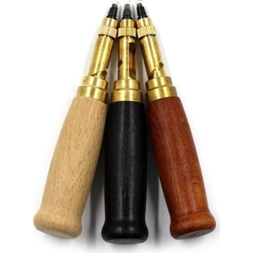 Automatic Belts Punch Small Replaceable Mute Rotary Punching for Leather Watch Craft Tool Hole Screw Drill Tip Die