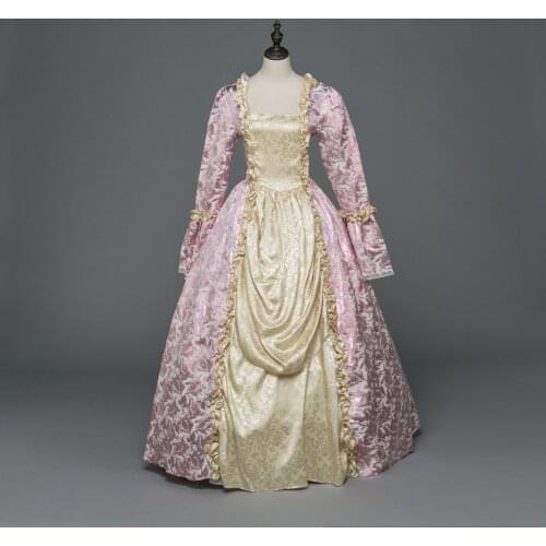 Red Rococo Baroque Marie Antoinette Ball Gown Dress 18th Century Renaissance Renaissance Corset Dress