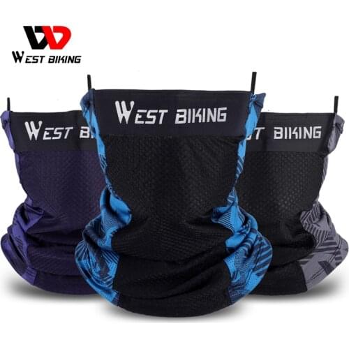 WEST BIKING Outdoor Sport Bandana Tube Scarf Fishing Cycling Tactical Hiking Face Cover Neck Gaiter Bike Half Mask Headband Men