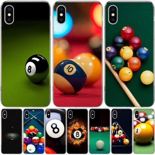 Billiards Snooker Phone Case For Iphone 11 12 Mini Pro XS Max XR X 8 7 6 6S Plus SE 2020 5 5S SE Cover Shell Coque