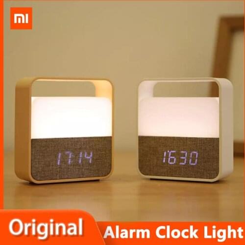 Xiaomi Midea Clock Night Light LED Clock Display Mute Portable Hand Lamp Rechargeable Silent Clock At Home Travel
