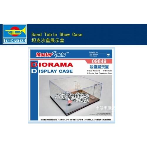 TRUMPETER 09849 diorama display case sand table show case
