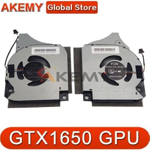 CN-063NYM / CN-0FK2HP For DELL INSPIRON G5-5590 G7-7590 G7-7790 P82F CPU & Fan GPU GTX1650 DC5V 0.5A / DC12V 1A