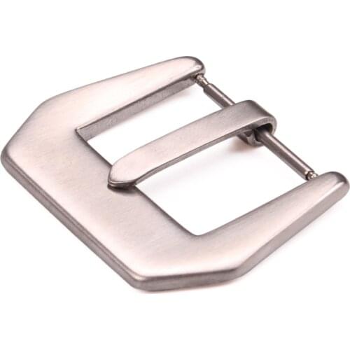 HENGRC 20 22 24mm Watch Band Buckle 316L Solid Brushed Stainless Steel Metal Watchbands Clasp Belt Accessories For Panerai