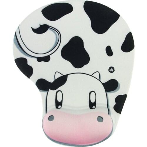 Mosunx Mouse Pads Cute Cow Muse mat with wrist rest Mousepad Gamer Mice mats Desktop PC Computer for Office 1023#2