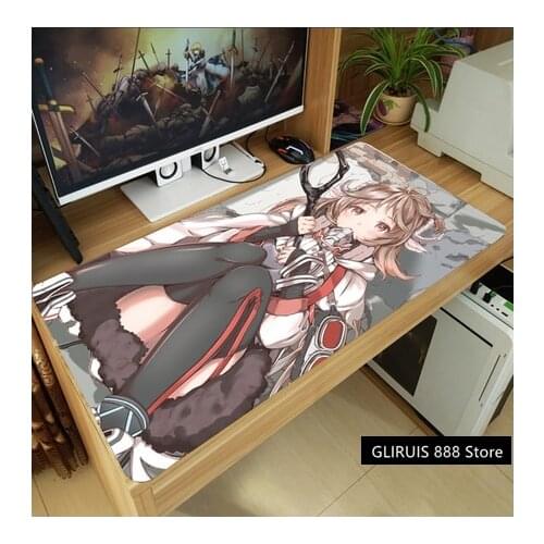 Anime Arknights Eyjafjalla Mostima Mouse Pad Thicken Laptop Gaming Mice Mat Table Keyboard Mat Anti-Slip Playmat Decor Gifts
