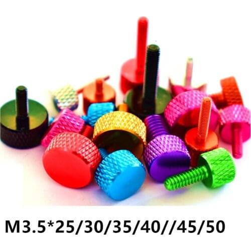 M3.5 Aluminum Alloy Computer Graphics Card Fixed Screw Hand Screws Hard Drive Screw