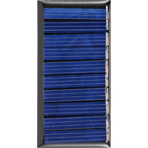 Solar Cell Module 5V 50mA Solar Panel Polycrystalline Silicone Epoxy Mini Battery Powered Models Solar Panel Charger