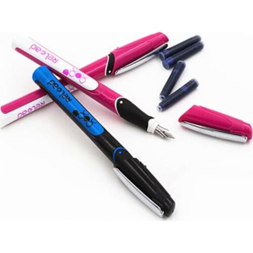 Maped Blue pink pen assembly students writing calligraphy stationery set special ink pen