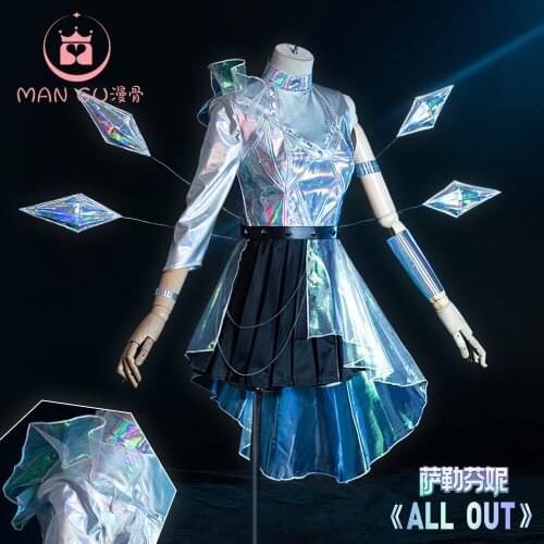 2020 New Arrival LOL New Skin Seraphine Singer Cosplay Costume New dress Halloween Costumes