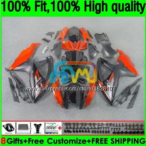 OEM For SUZUKI GSXR 600 750 CC GSX R600 GSXR600 08 09 10 38BS.27 GSX-R600 GSXR-750 K8 GSXR750 Orange grey 2008 2009 2010 Fairing