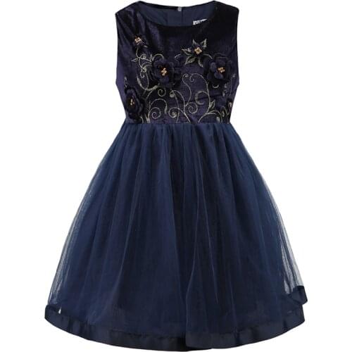 2-8 Years Girls Autumn Winter Princess dress Toddler Girls party Lace dress Children Kids Dress for Girls Spring Dresses