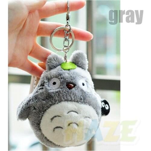 Anime My Neighbor Totoro Plush Doll Toys Keychain Keyring Pendant Keychain Totoro Plush Toy Kids 10cm Gifts