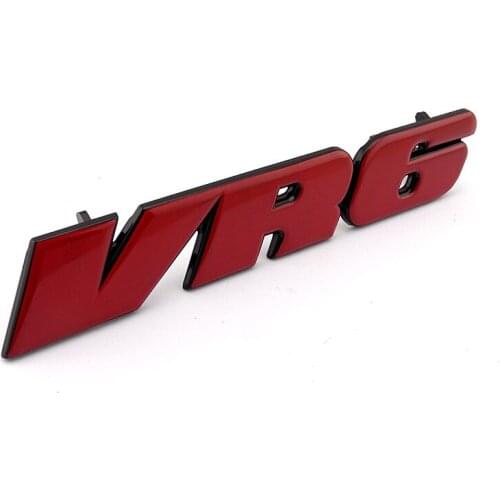 Suitable for Golf3 Decal MK 3 Grille Logo Red VR6 Car Front Grill Badge Emblem Sticker for passat
