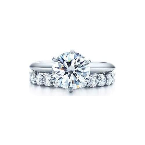 Amazing! 1CT/2 Ct/3CT SONA Weeding ring set ,solid silver engagement ring set for women,Wholesale Drop Shipping