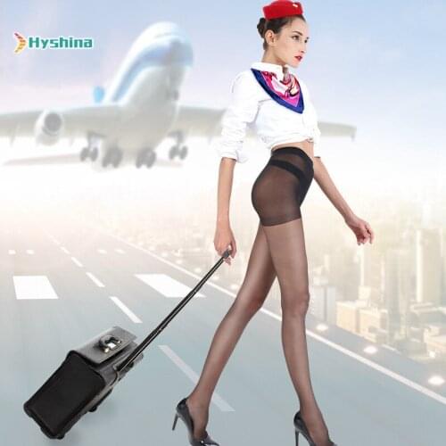 Silk Stockings Spring and Summer Stewardess Core-covered Silk Female Ultra-thin Candy Color Pattern Type Thickness