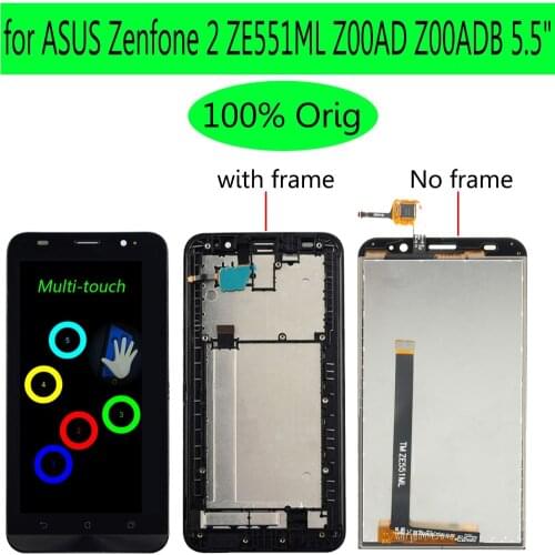 Shyueda Orig 5.5" for ASUS Zenfone 2 ZE551ML Z00AD Z00ADB LCD Display Touch Screen Digitizer With Frame & Tools