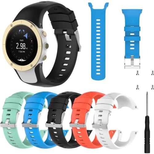 Silicone Watch Strap for Suunto Spartan Trainer Wrist HR Sports Watch Replacement Wristband for Suunto Spartan Trainer WatchBand
